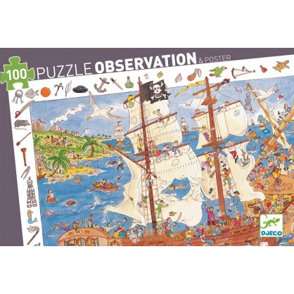 Puzzle observation pirates - 100 pieces
