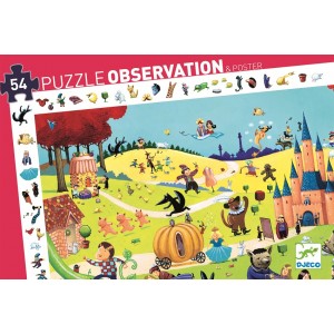 Puzzle Observation Les Contes - 54 pieces
