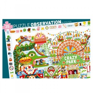 Puzzle Observation Crazy Park - 35 Pièces
