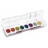 Palette de 12 pastilles de gouaches aquarelles