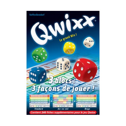 Qwixx Le Grand Mix Recharge 3 Blocs