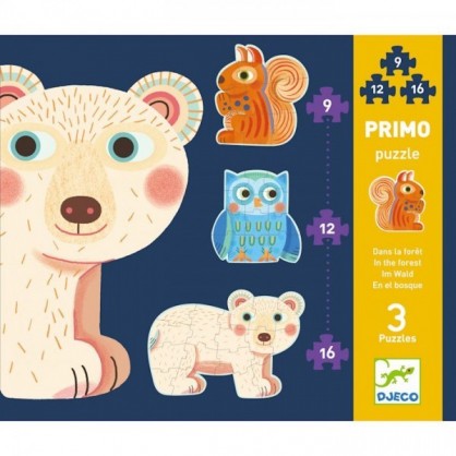 Primo puzzle dans le Jardin - de 3, 4 et 5 pieces