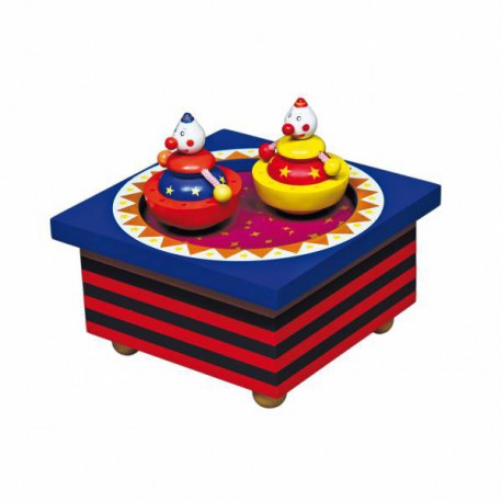 JEU JOUET ANCIEN TAMPON CIRQUE CLOWN AVEC BOITE NO TOLE - eBay