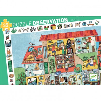 Puzzle Observation La Maison - 35 pieces