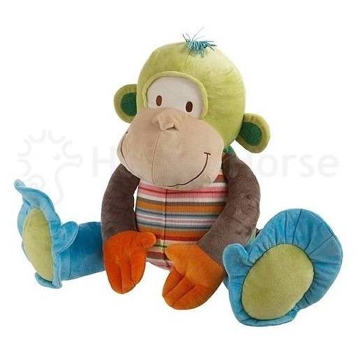 singe en peluche geante