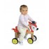 Porteur 3 roues little bikloon - rouge et blanc