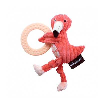 Doudou Plat Flamingos - Le Flamant Rose