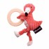 Doudou Plat Flamingos - Le Flamant Rose