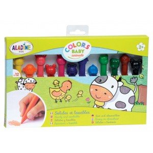 Pastels Cire Colors Baby Animals