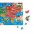 Puzzle carte de france magnetique 94 pieces