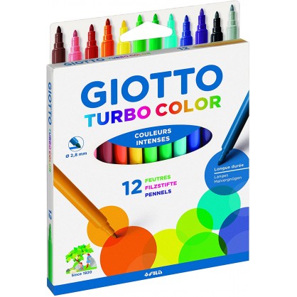 8 feutres turbo glitter : feutres a paillettes