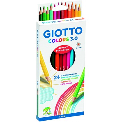 24 Crayons de Couleur Colors 3.0