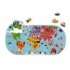 Puzzle carte de france magnetique 94 pieces