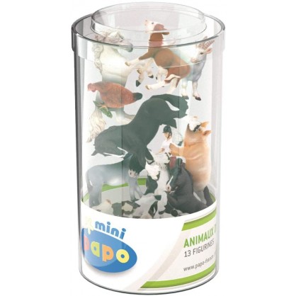 33015 Mini Tub's Animaux de la Ferme - 12 figurines