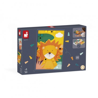 Puzzle tactile la jungle 20 pcs