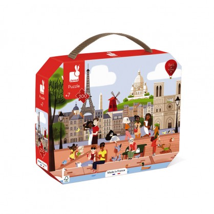 Valise Puzzle Geant Carte du Monde - 300 pieces