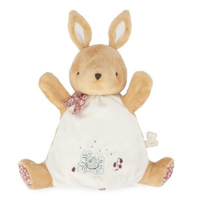 Doudou plat marionnette anon regliss - collection les amis