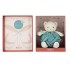 Bulle d Amour Ours Vert 30 cm Plume