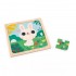 Puzzle poulette violette 9 pieces