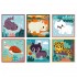 9 Cubes en Carton Animaux WWF