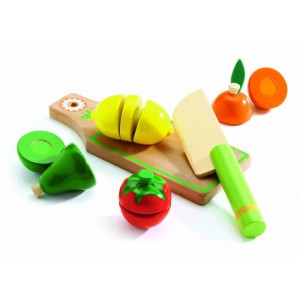 Fruits et Légumes en bois à Couper