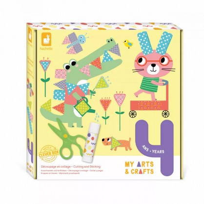 Coffret Creatif Decoupage et Collage - 4 ans