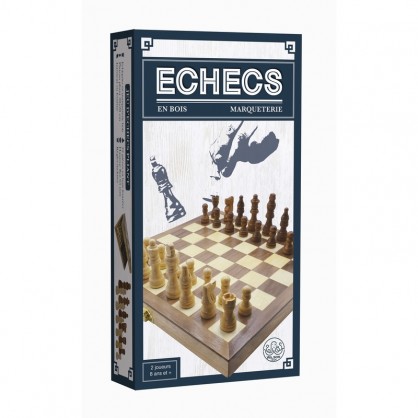 Echecs Echiquier Pliant en bois 28cm