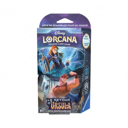 Lorcana Deck de Demarrage Saphir Acier Anna Hercule