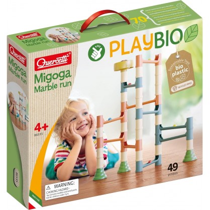 Migoga Marble run - 46 pieces - PLAYBIO