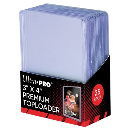 25 Top Loader Regular Transparent Premium