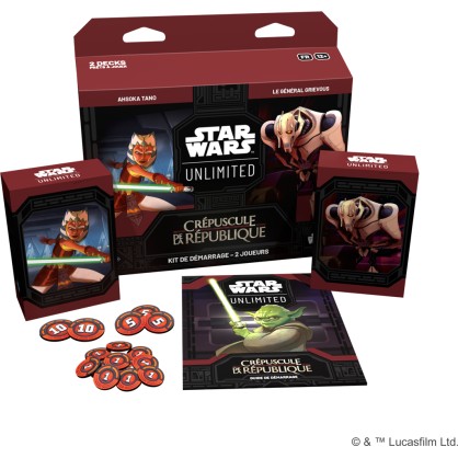 Star Wars Unlimited Crepuscule de la République Kit 2J