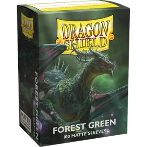 100 Proteges Cartes Dragon Shield Forest Green Matte