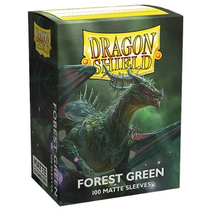 100 Proteges Cartes Dragon Shield Forest Green Matte