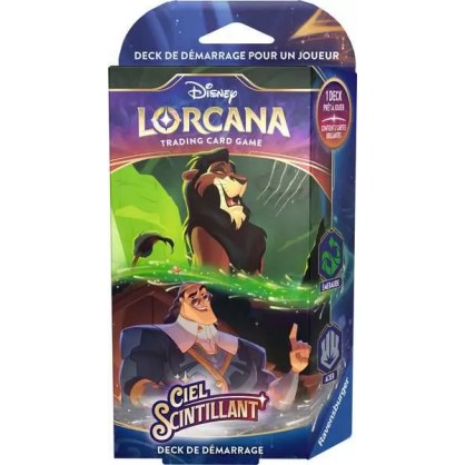 Disney Lorcana TCG Ciel Scintillant - Starter Emeraude Acier