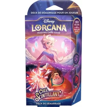 Disney Lorcana TCG Ciel Scintillant Starter Amethyste - Rubis