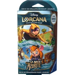 Disney Lorcana TCG La Mer Azurite S6 - Deck Emeraude Saphir