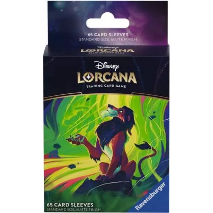 Disney Lorcana TCG S6 - Protège-cartes Scar