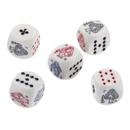 5 des de poker 16 mm