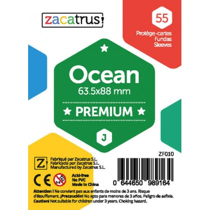 55 Protege cartes Zacatrus Ocean premium 63.5 x 88 mm