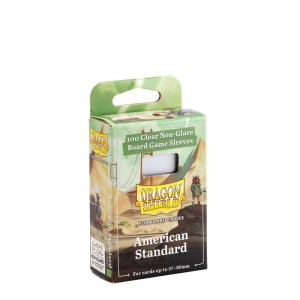 50 Protèges Cartes 63.5 x 88 Standard Clear