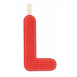 Lettre L Rouge Phosphorescente