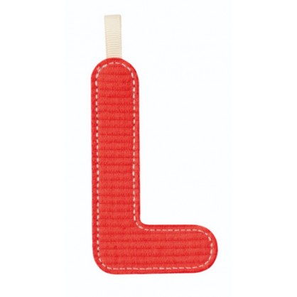 Lettre L Rouge Phosphorescente