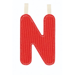 Lettre N Rouge Phosphorescente