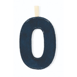 Lettre O Bleue Phosphorescente
