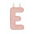 Lettre E Rose Phosphorescente