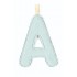 Lettre A Bleue Phophoescente