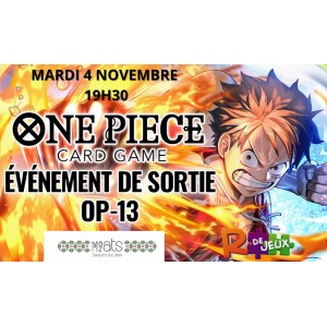 One Piece Card Game TCG OP13 Successeurs - Evènement de Sortie Spécial