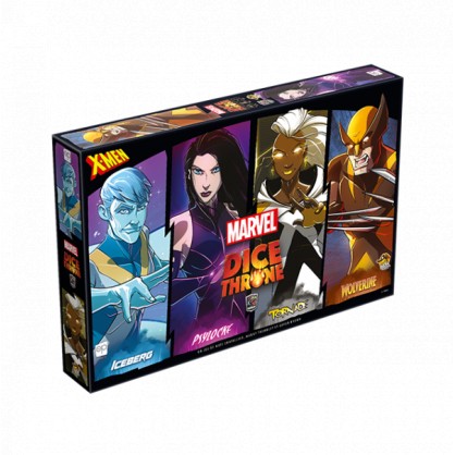 Dice Throne Marvel - Iceberg, Psylocke, Tornade, Wolverine