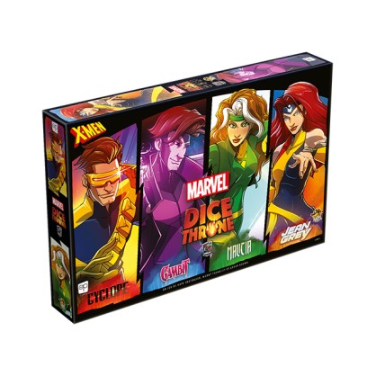 Dice Throne Marvel - Cyclope, Gambit, Malicia, Jean Grey