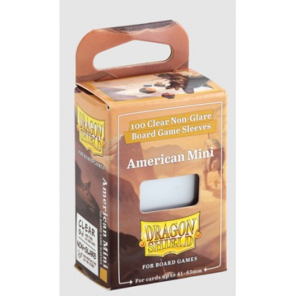 100 Proteges Cartes 41 x 63 mm American Mini